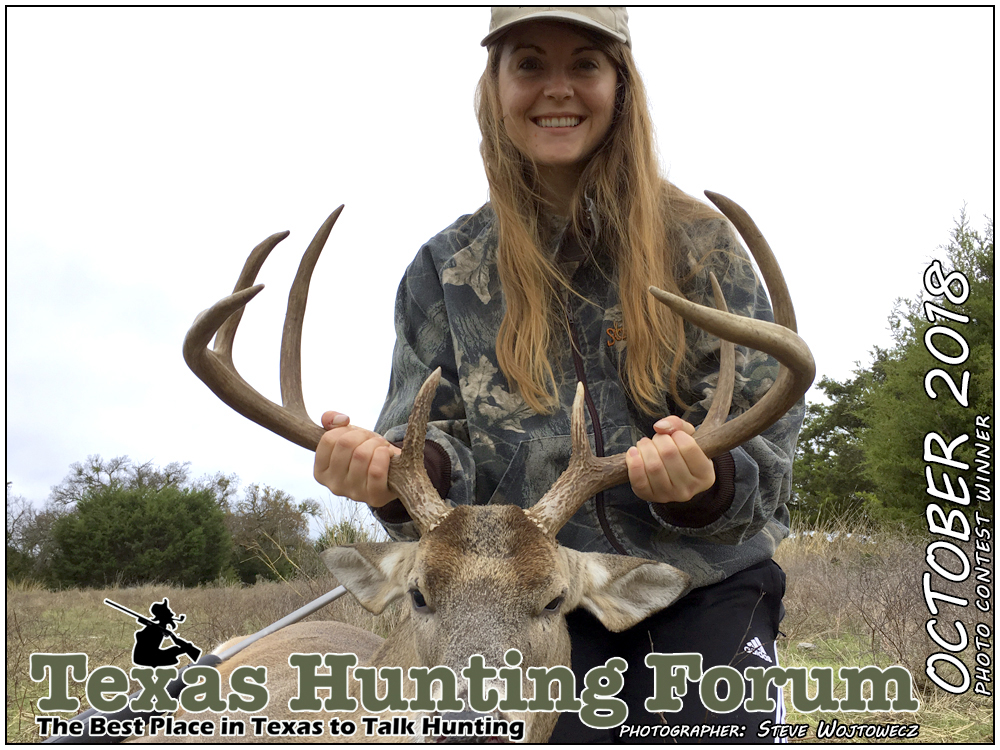 October 2018 Texas Hunting Forum Photo Contest Winner, Photographer: Steve Wojtpwecz